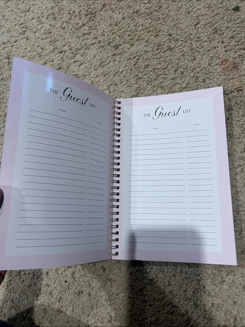 Happily Ever After Planning Notebook - Blush Pink